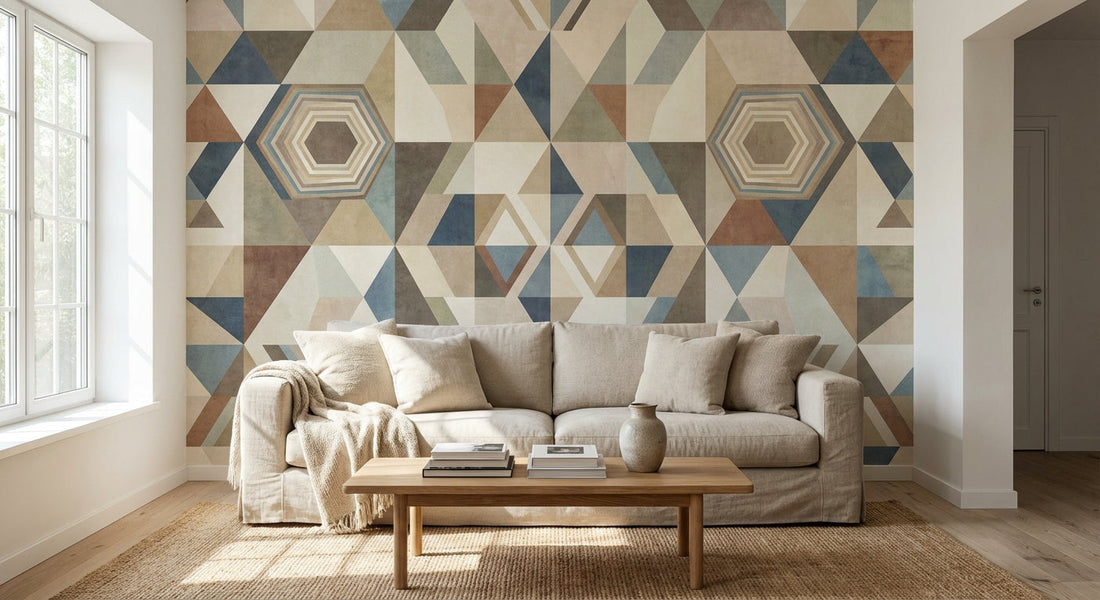 The Timeless Charm of Geometric Wall Murals