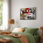 Banksy Graffiti Collage Canvas Print