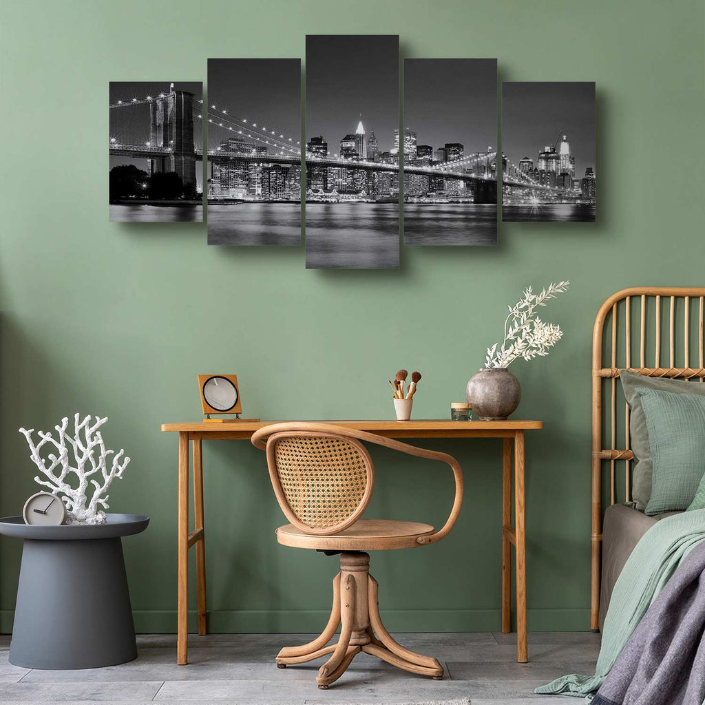 New York City Skyline Architectural Canvas Print