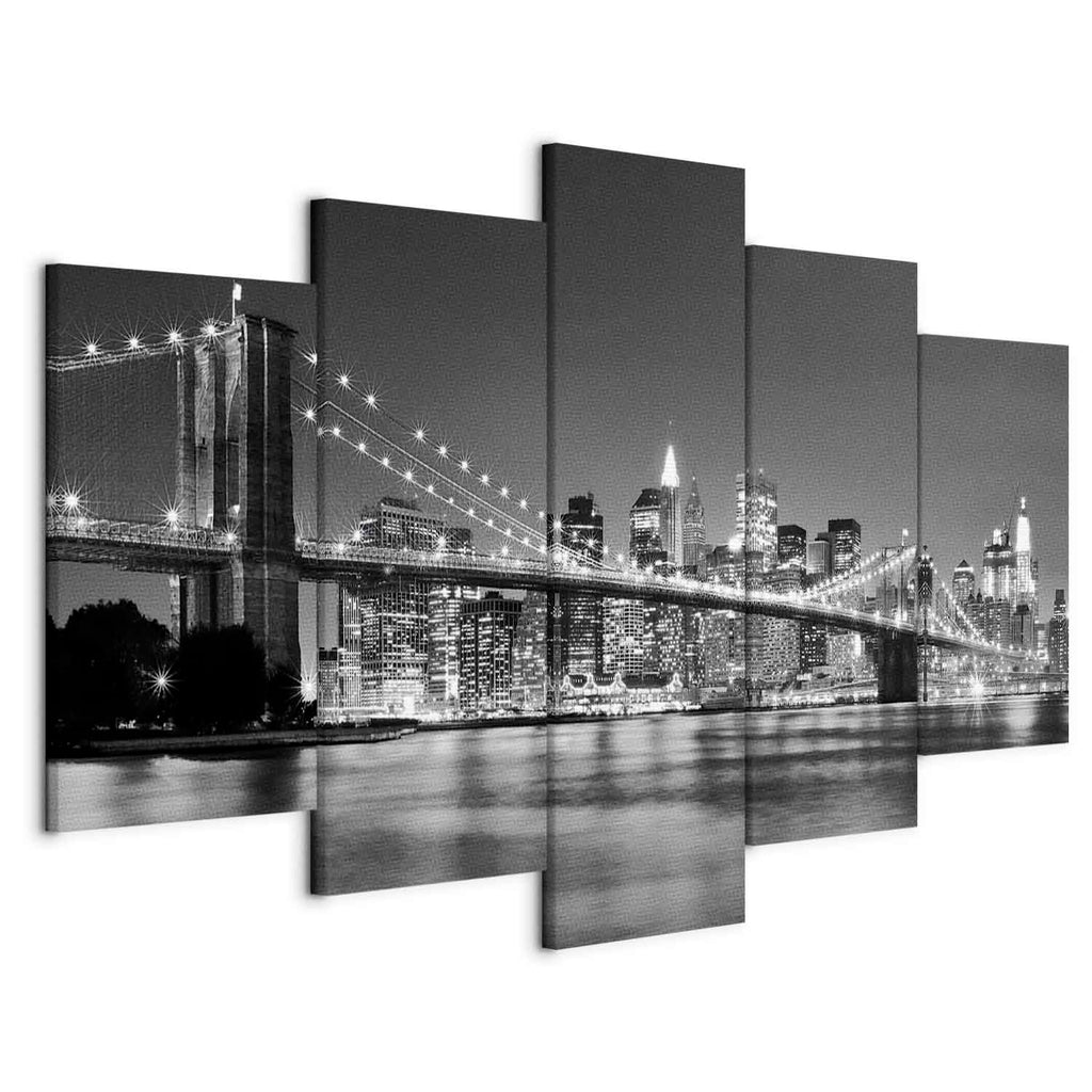 New York City Skyline Architectural Canvas Print