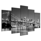 New York City Skyline Architectural Canvas Print