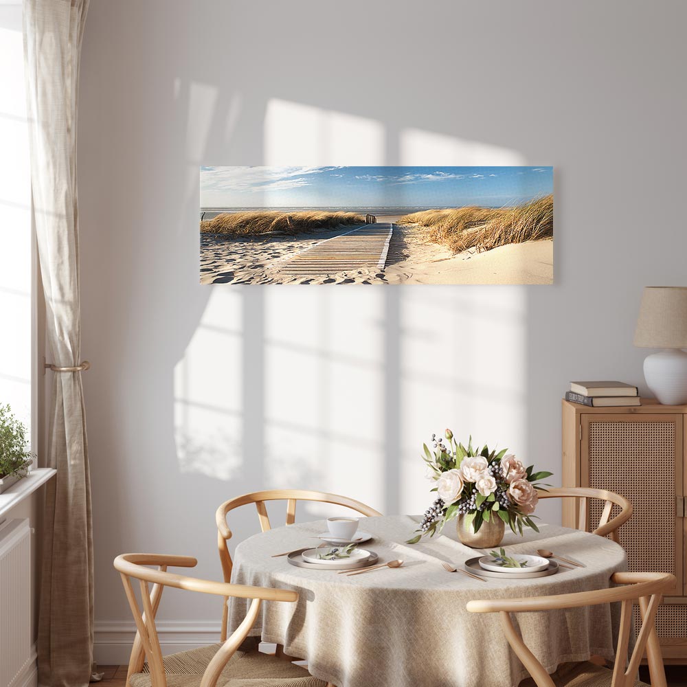 Wild Beach Seascape Canvas Print