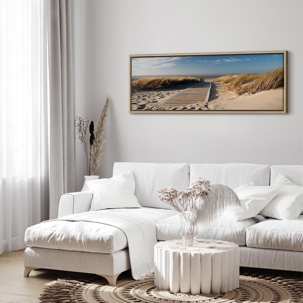 Wild Beach Seascape Canvas Print