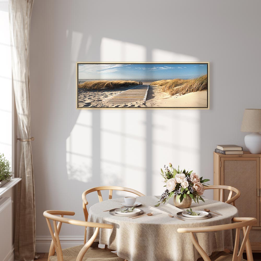 Wild Beach Seascape Canvas Print
