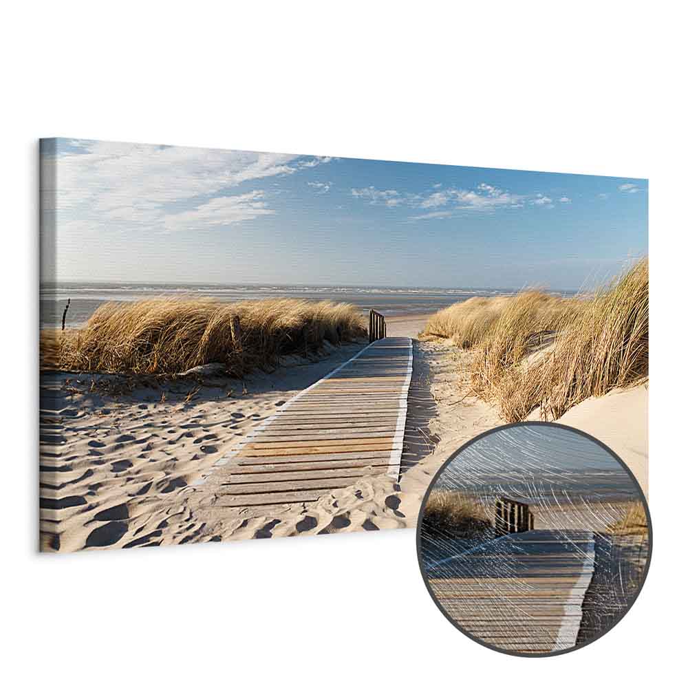 Wild Beach Seascape Canvas Print