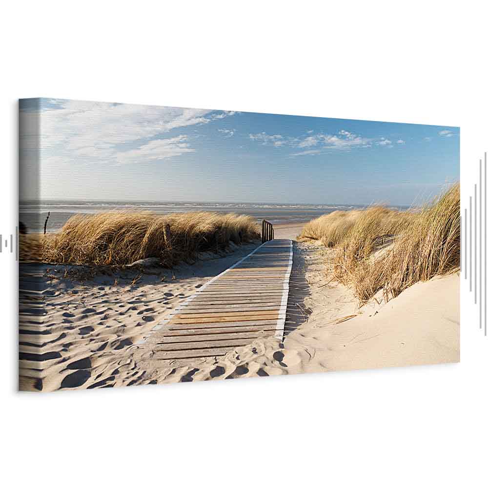 Wild Beach Seascape Canvas Print