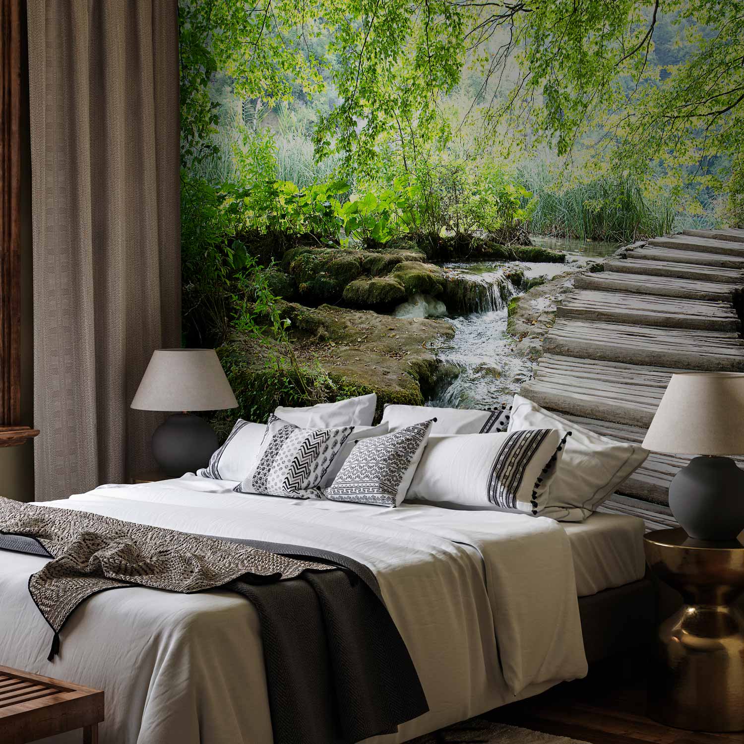 Forest Path Nature Wall Mural