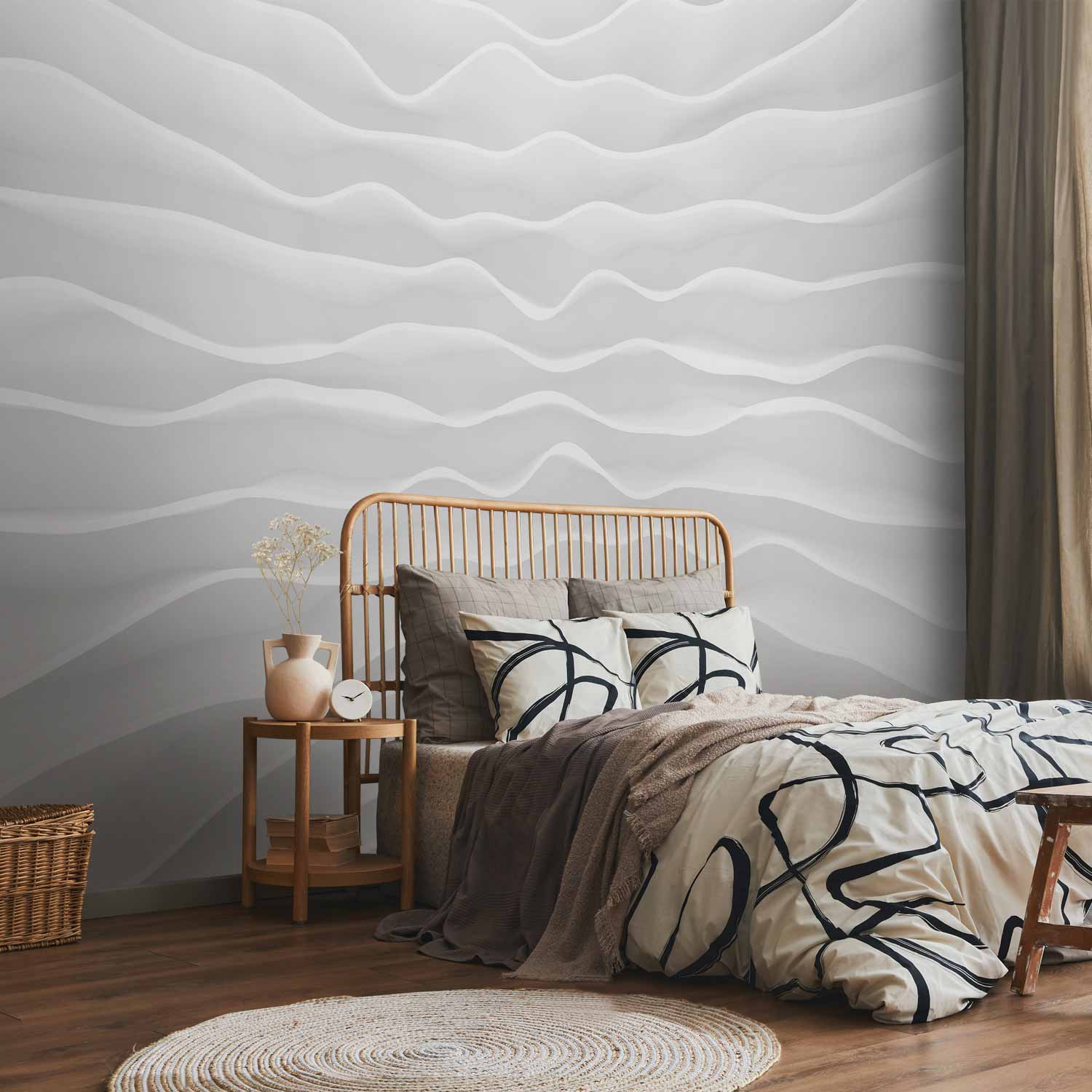Origami Geometric Abstract Wall Mural