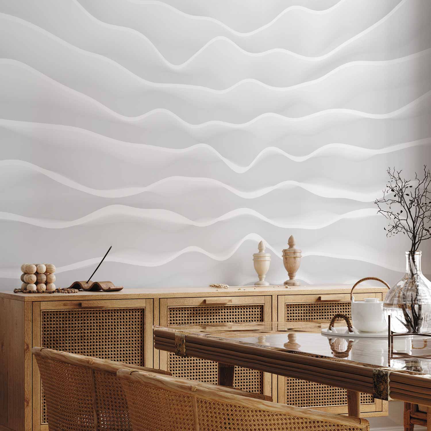 Origami Geometric Abstract Wall Mural