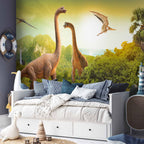 Dinosaur Kids Wall Mural