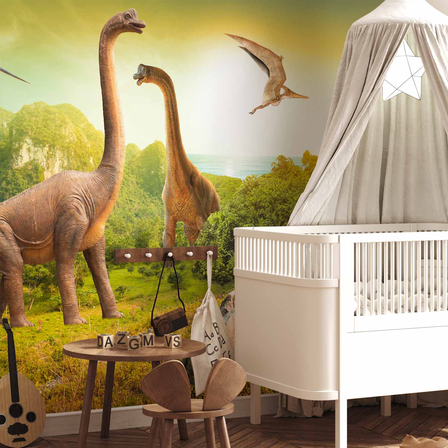Dinosaur Kids Wall Mural