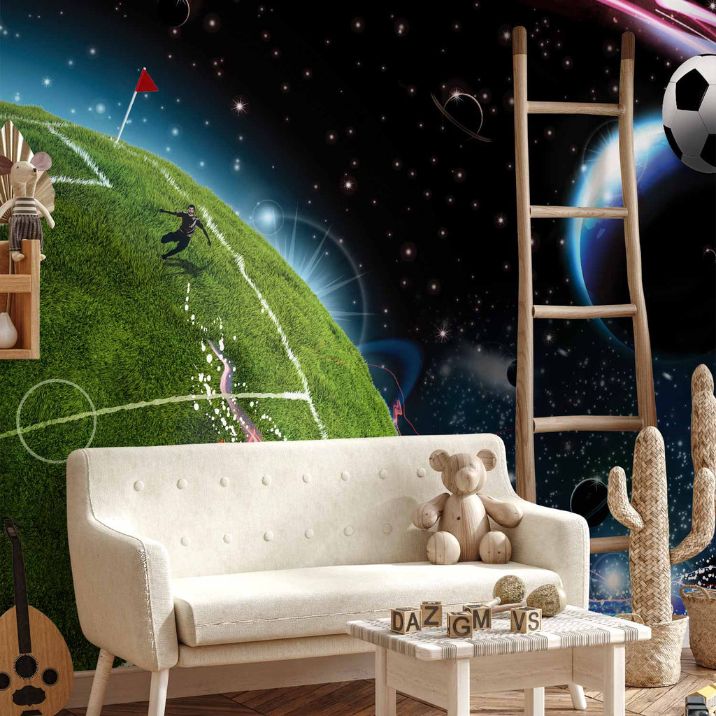 Space Match Sports Wall Mural