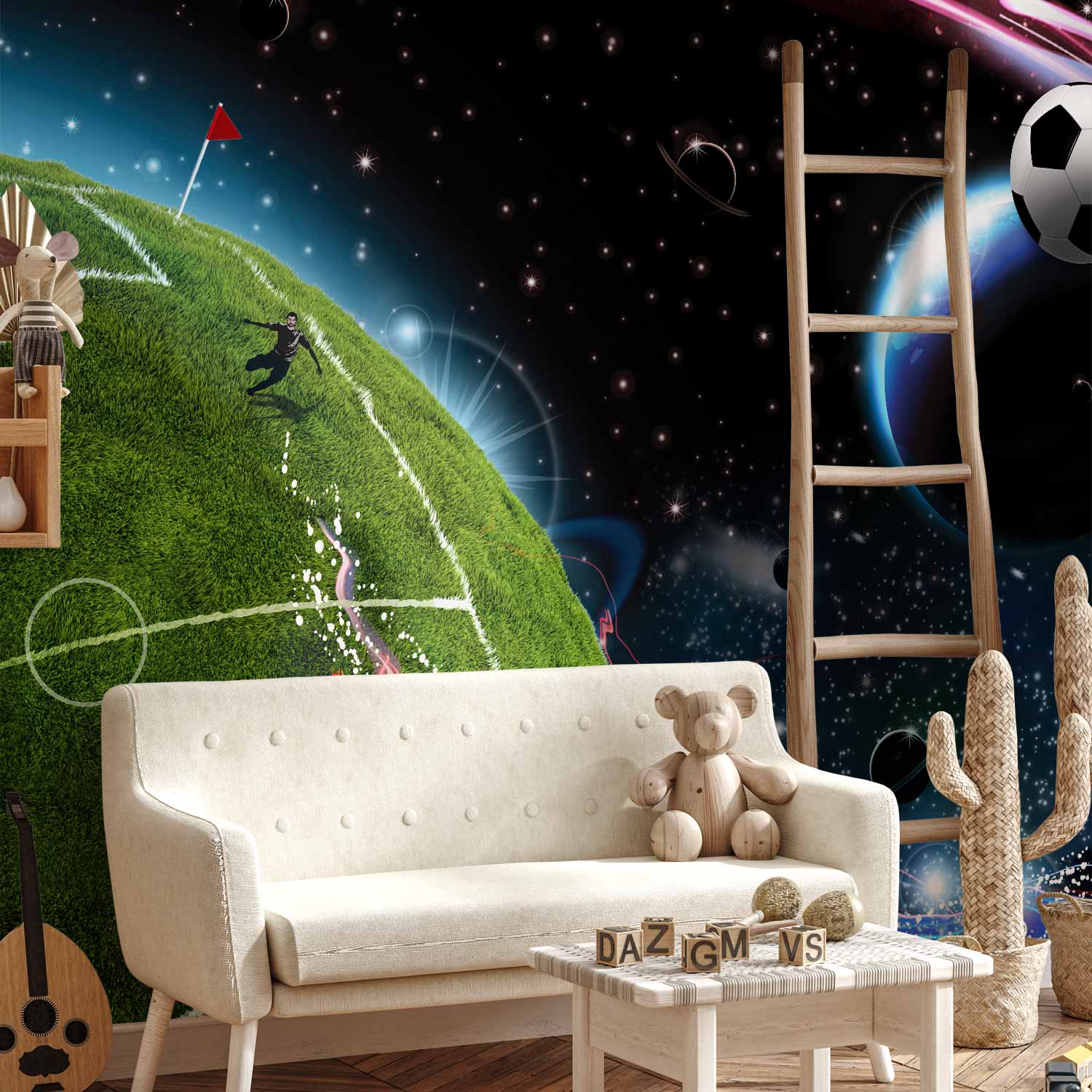 Space Match Sports Wall Mural