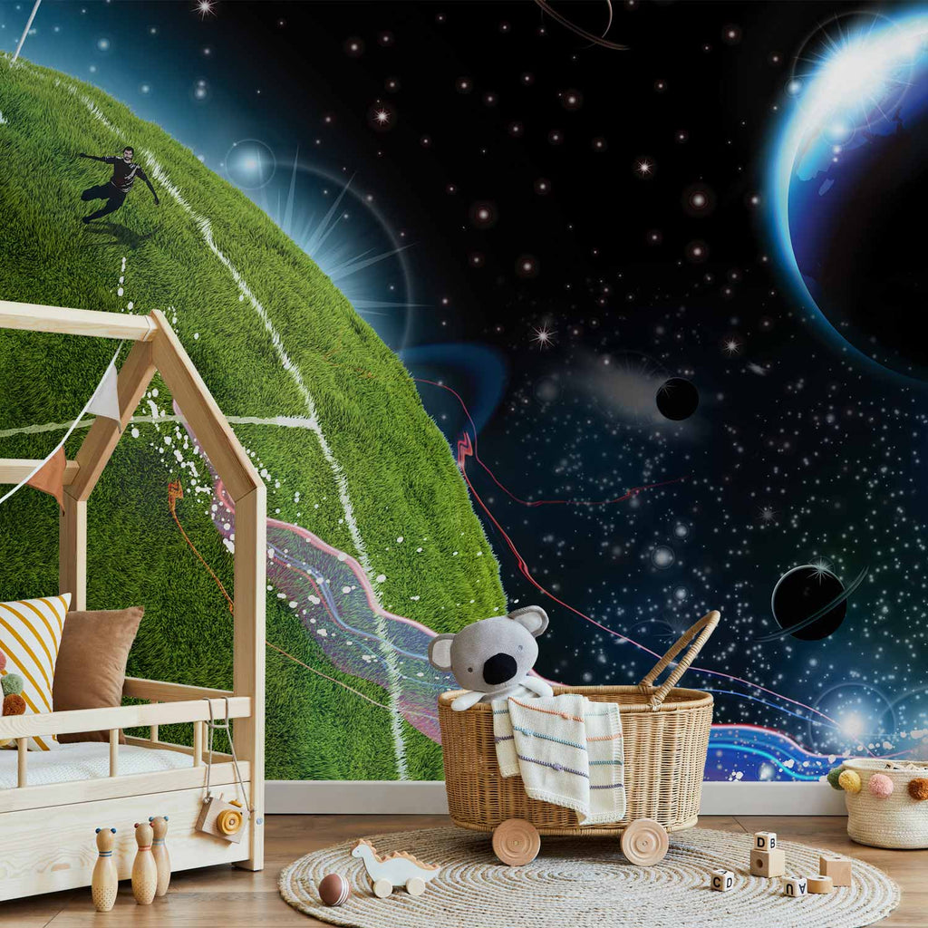 Space Match Sports Wall Mural