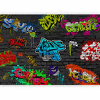 Urban Graffiti Colorful Wall Mural