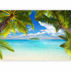 Tropical Island Coast Carefree Afternoon Wall Mural