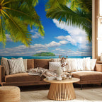 Tropical Island Coast Carefree Afternoon Wall Mural