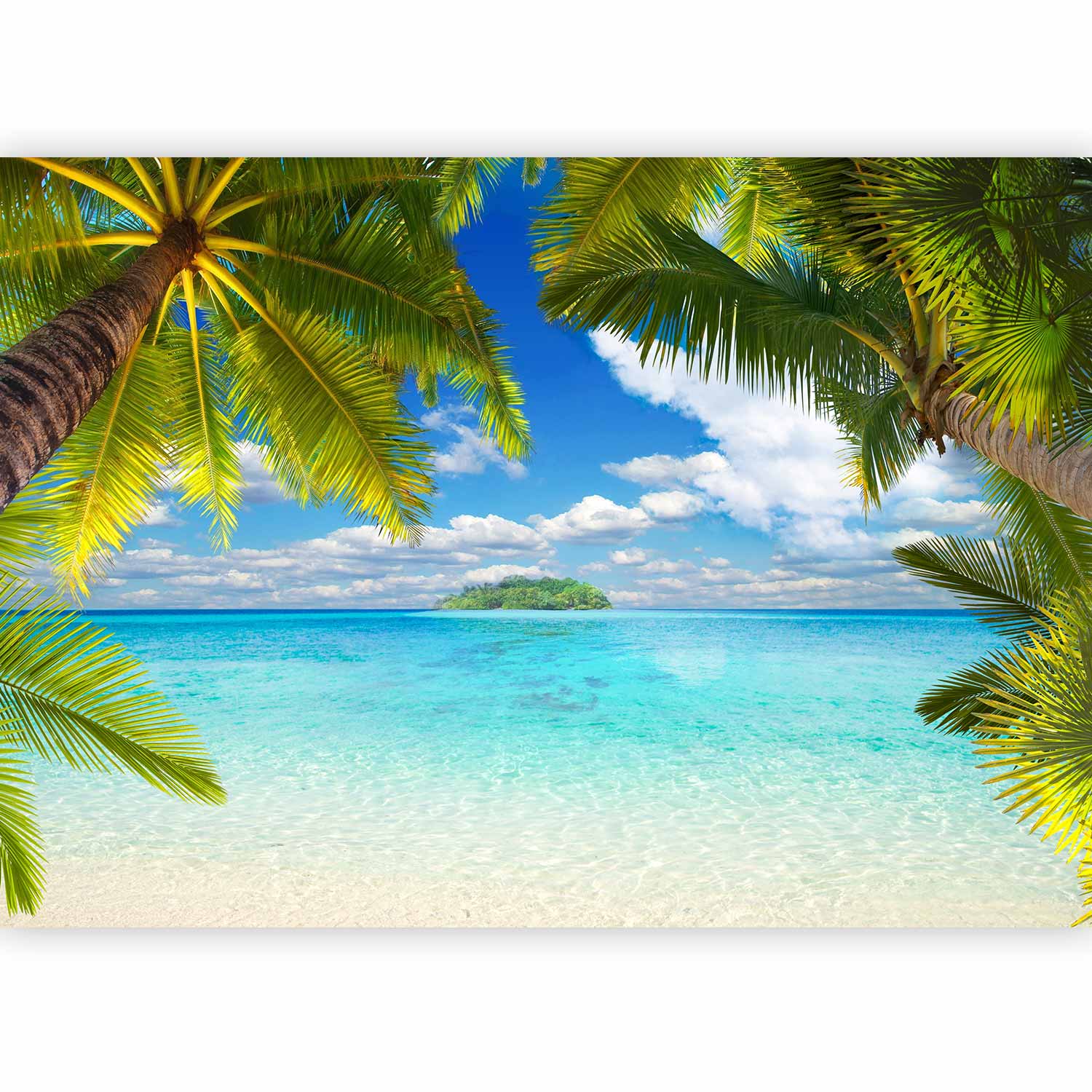 Tropical Island Coast Carefree Afternoon Wall Mural