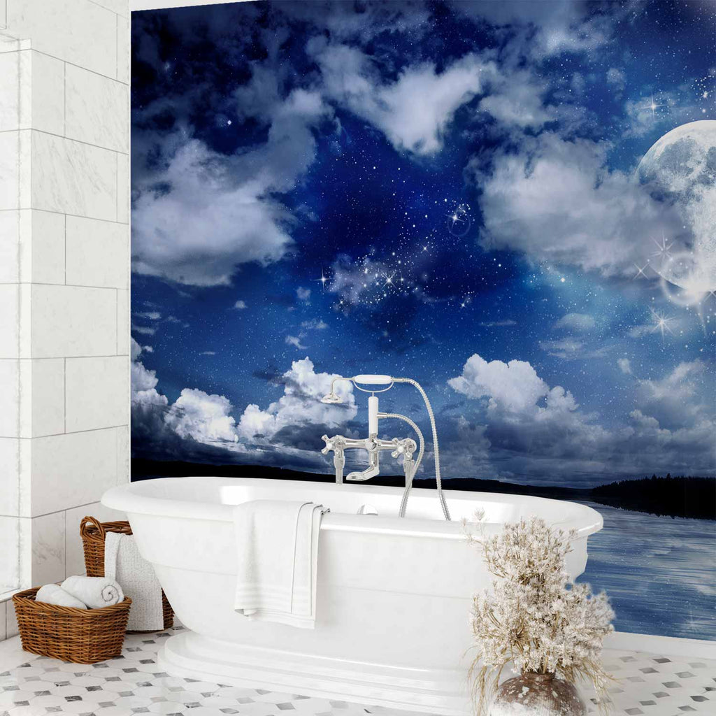 Starry Night Sky Cosmos Wall Mural