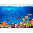 Underwater Kingdom Ocean Animals Wall Mural