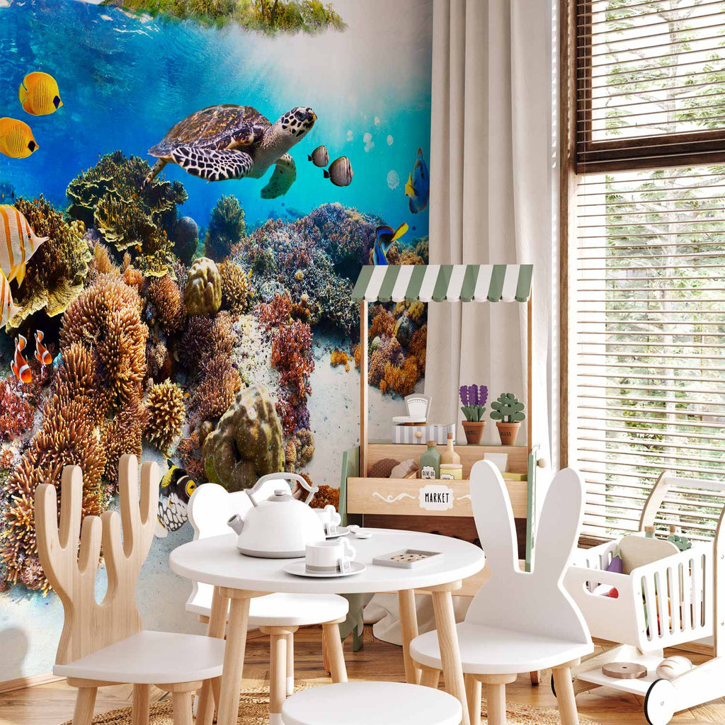 Tropical Sea Fish Nature Wall Mural