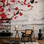 Japanese Garden Zen Wall Mural