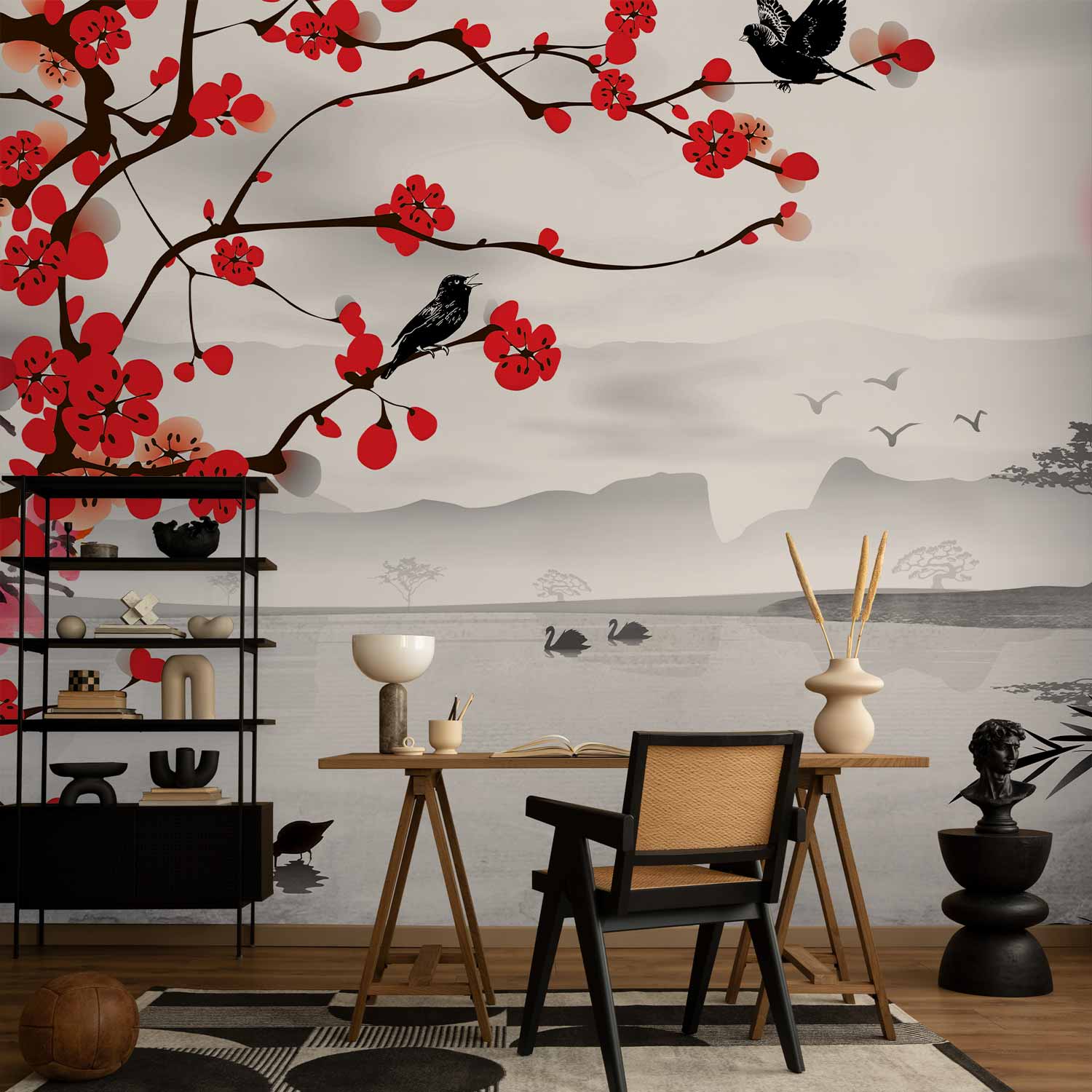 Japanese Garden Zen Wall Mural