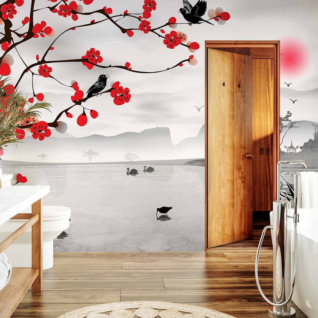 Japanese Garden Zen Wall Mural