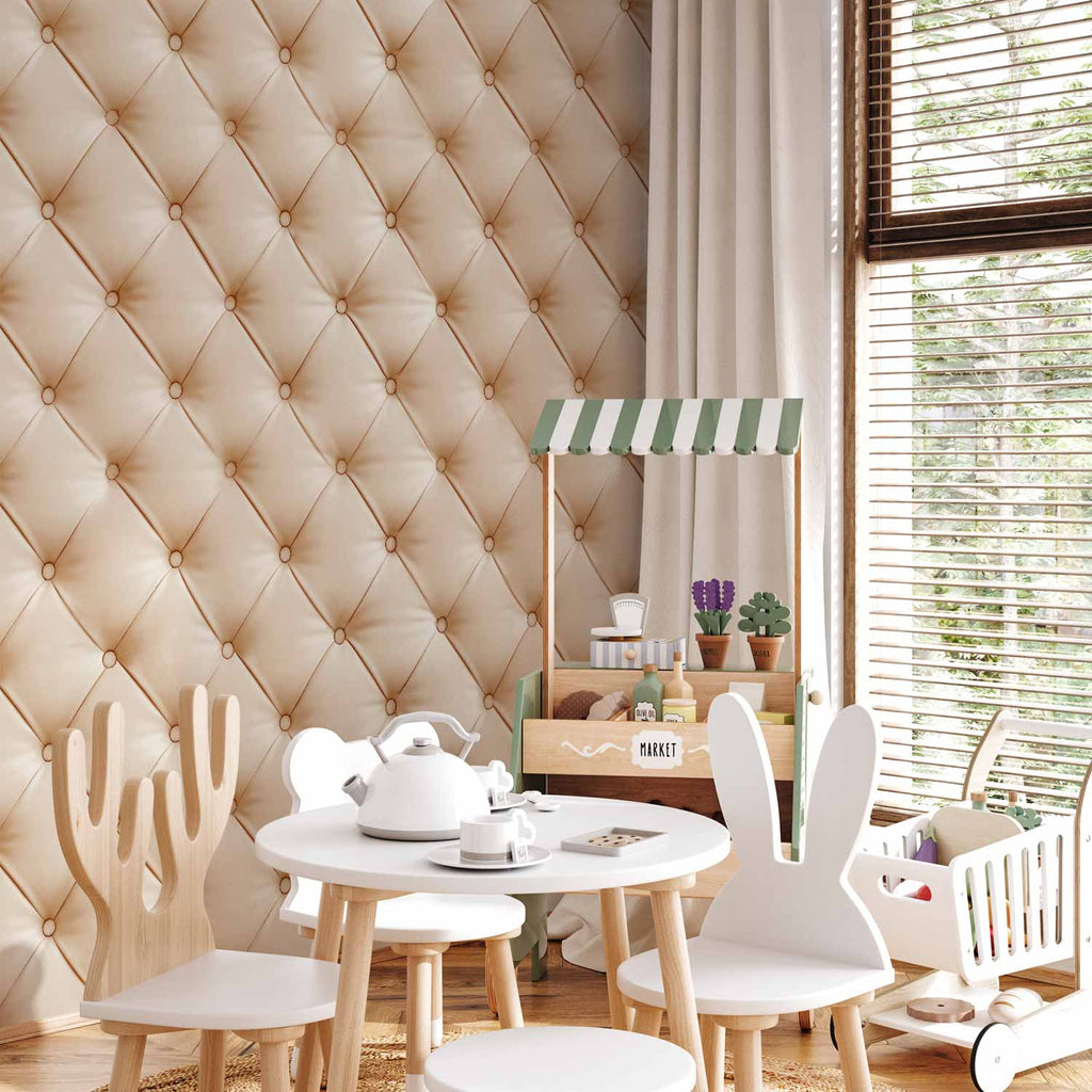 Biscuit Fabric Texture Pattern Wall Mural