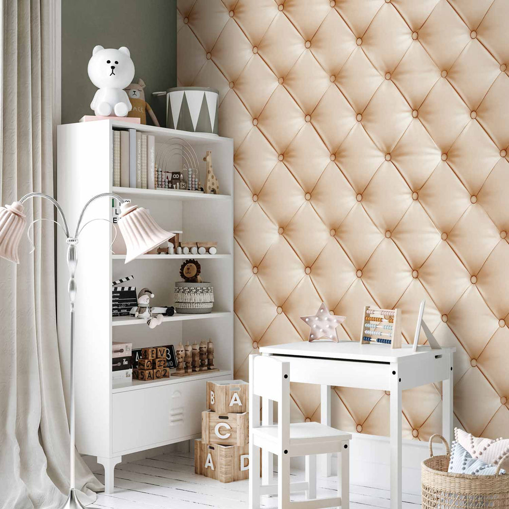 Biscuit Fabric Texture Pattern Wall Mural