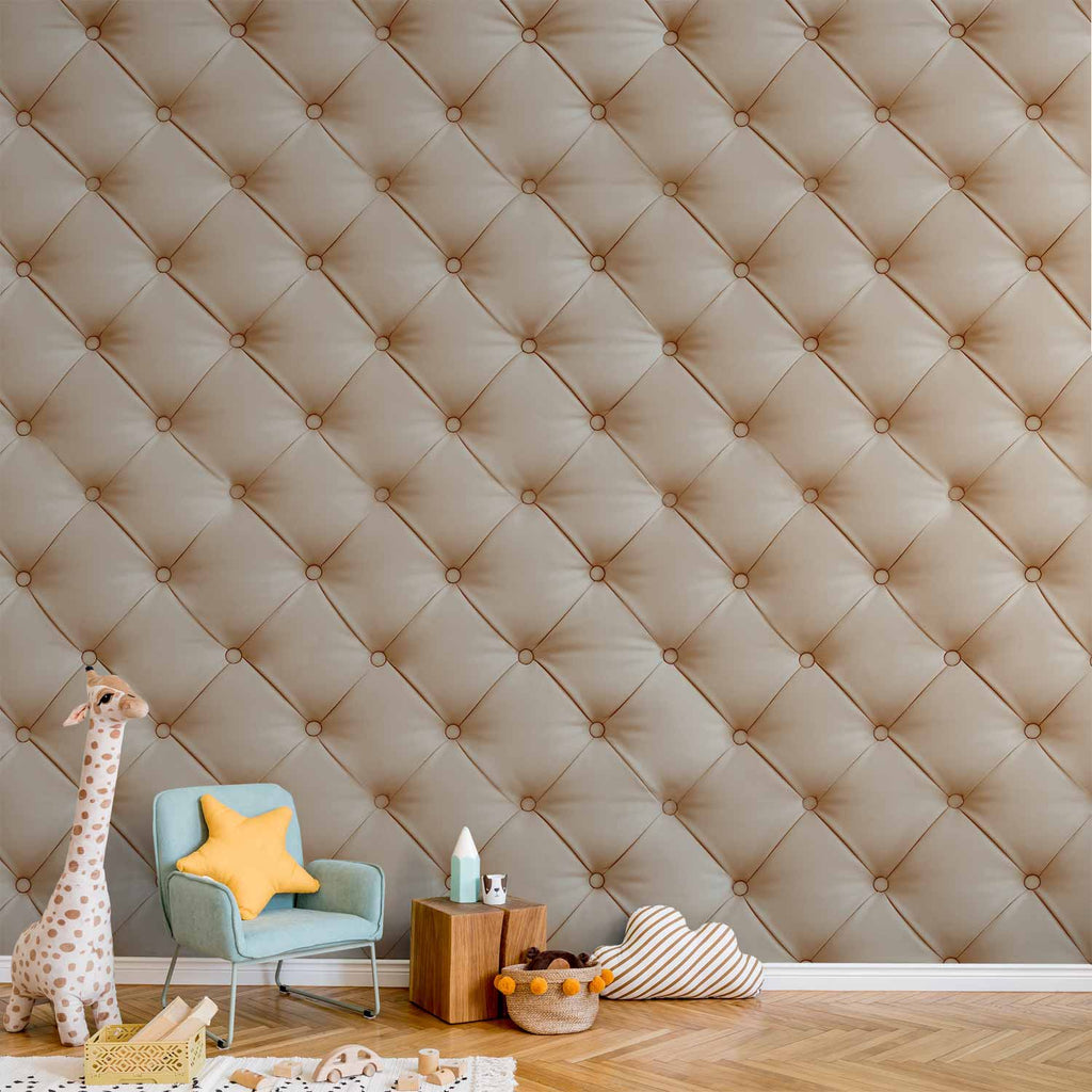 Biscuit Fabric Texture Pattern Wall Mural