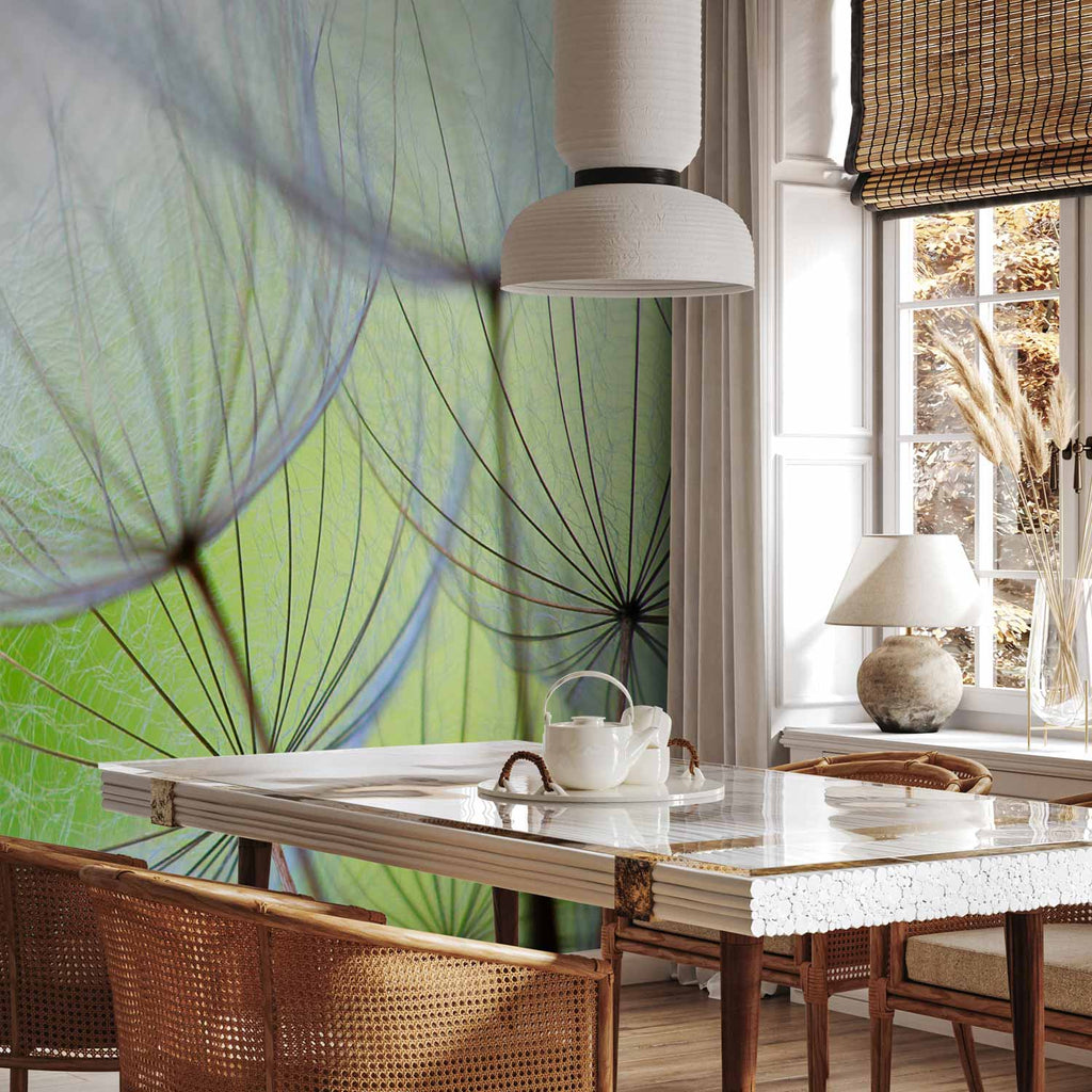 Fleeting Dandelion Flowers Nature Wall Mural