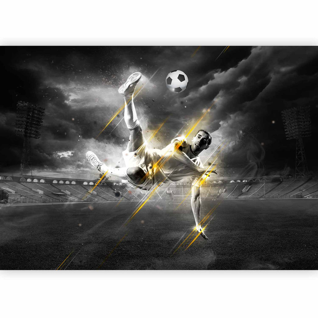 Football Legend Action Wall Mural