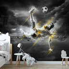 Football Legend Action Wall Mural