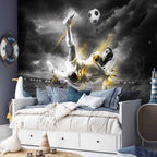 Football Legend Action Wall Mural