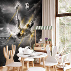 Football Legend Action Wall Mural