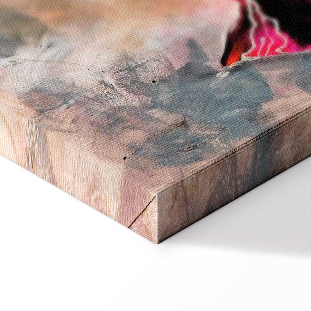 Windblown Poppies Floral Canvas Print