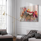 Windblown Poppies Floral Canvas Print