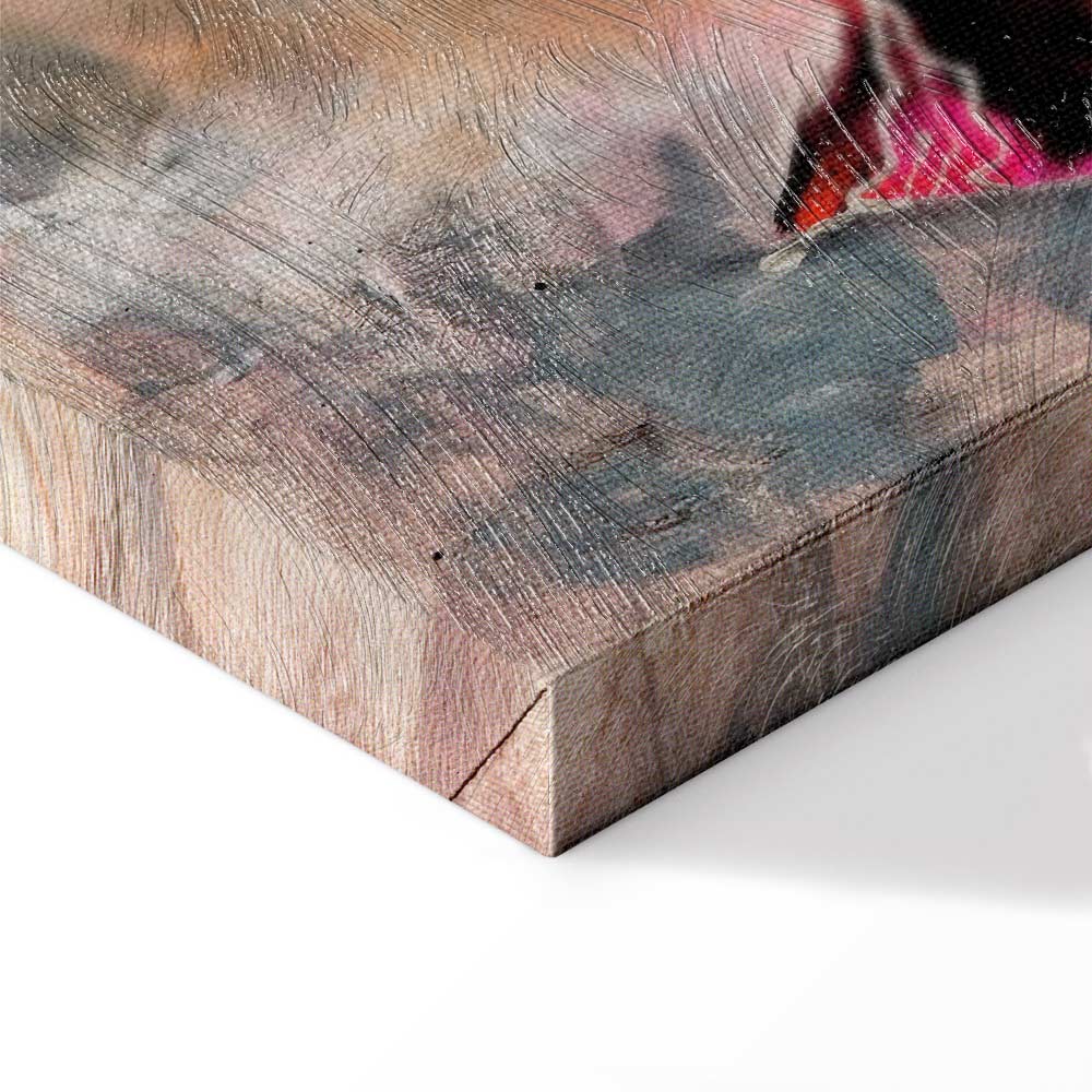 Windblown Poppies Floral Canvas Print