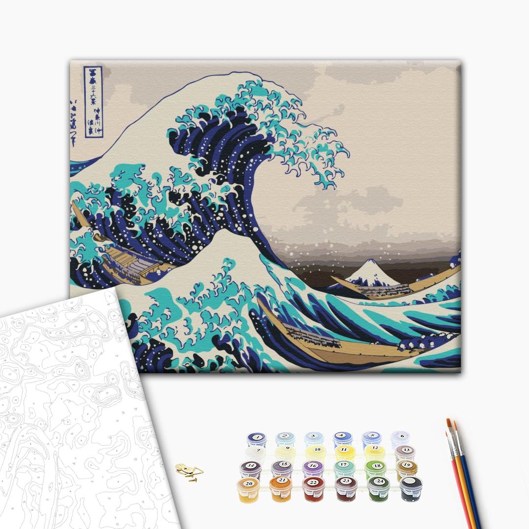 Great Wave off Kanagawa Classic Paint by Numbers Kit