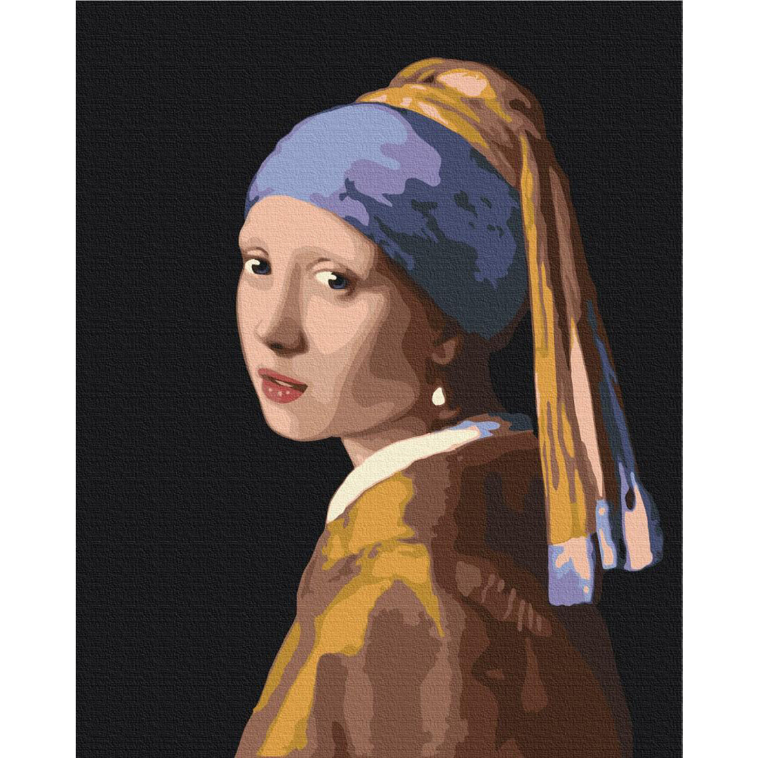 Girl with a Pearl Earring Classic Paint by Numbers Kit