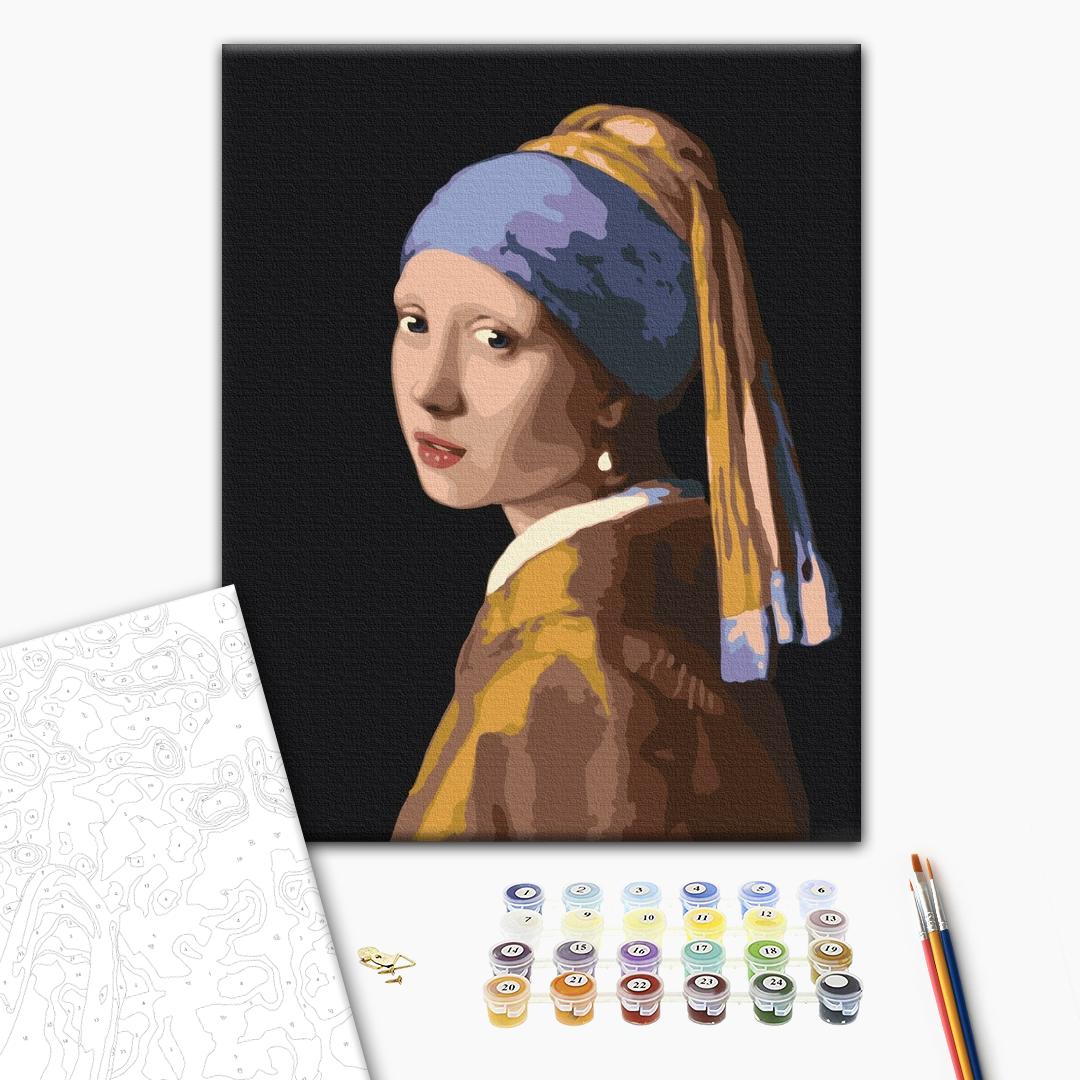 Girl with a Pearl Earring Classic Paint by Numbers Kit
