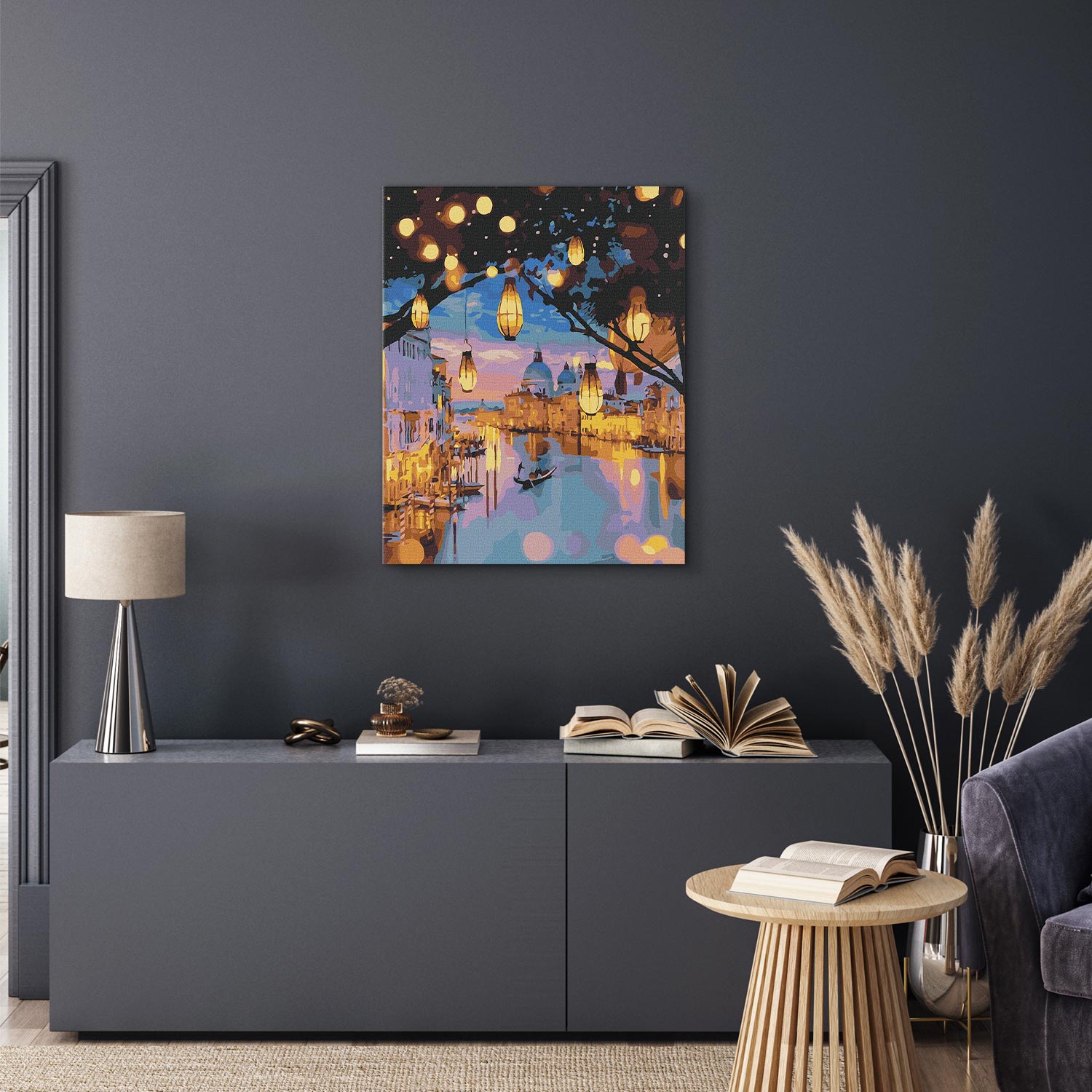 Venice Lantern Canal City Paint by Numbers Kit