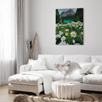 Chamomile Mountain Valley Landscape Paint by Numbers