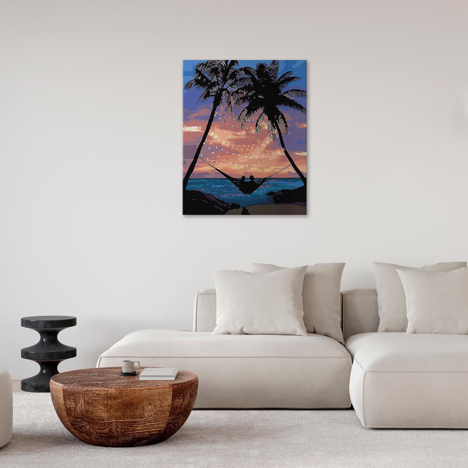 Romantic Beach Couple Paint by Numbers Kit