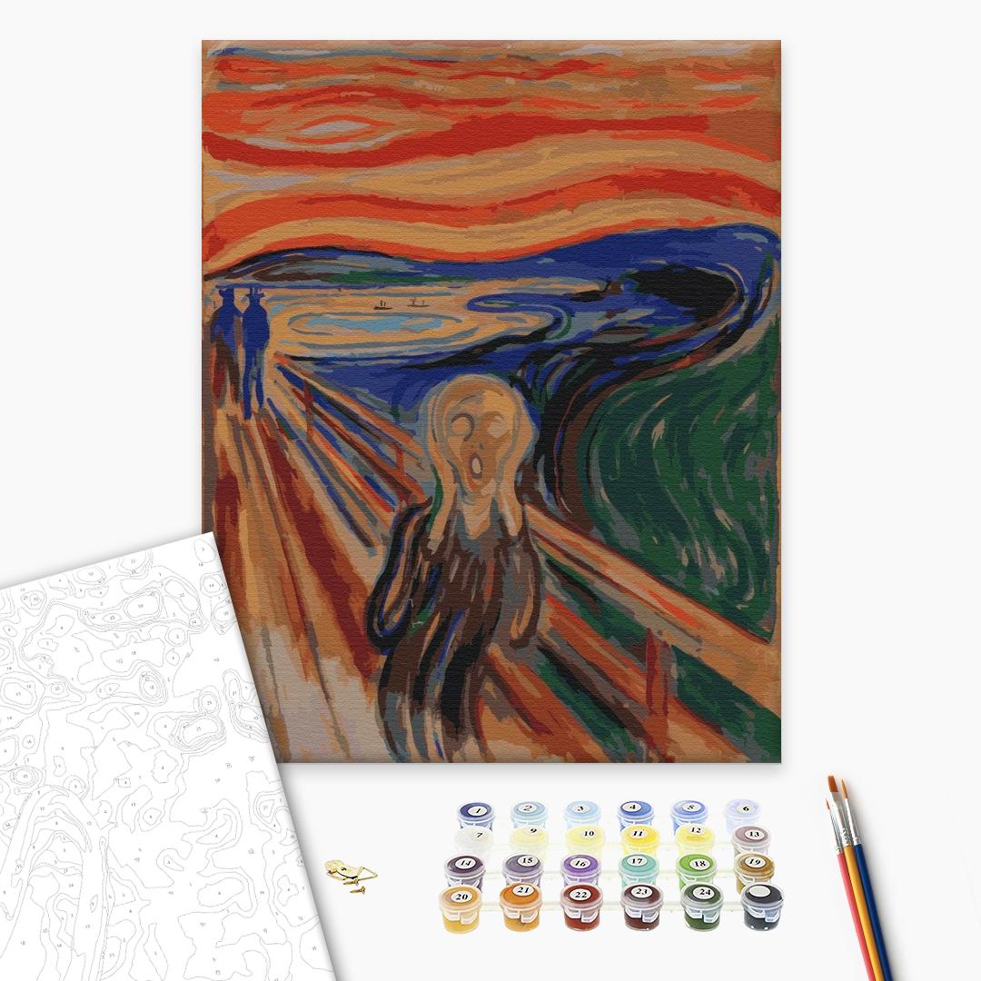 The Scream Expressionist Paint by Numbers Kit