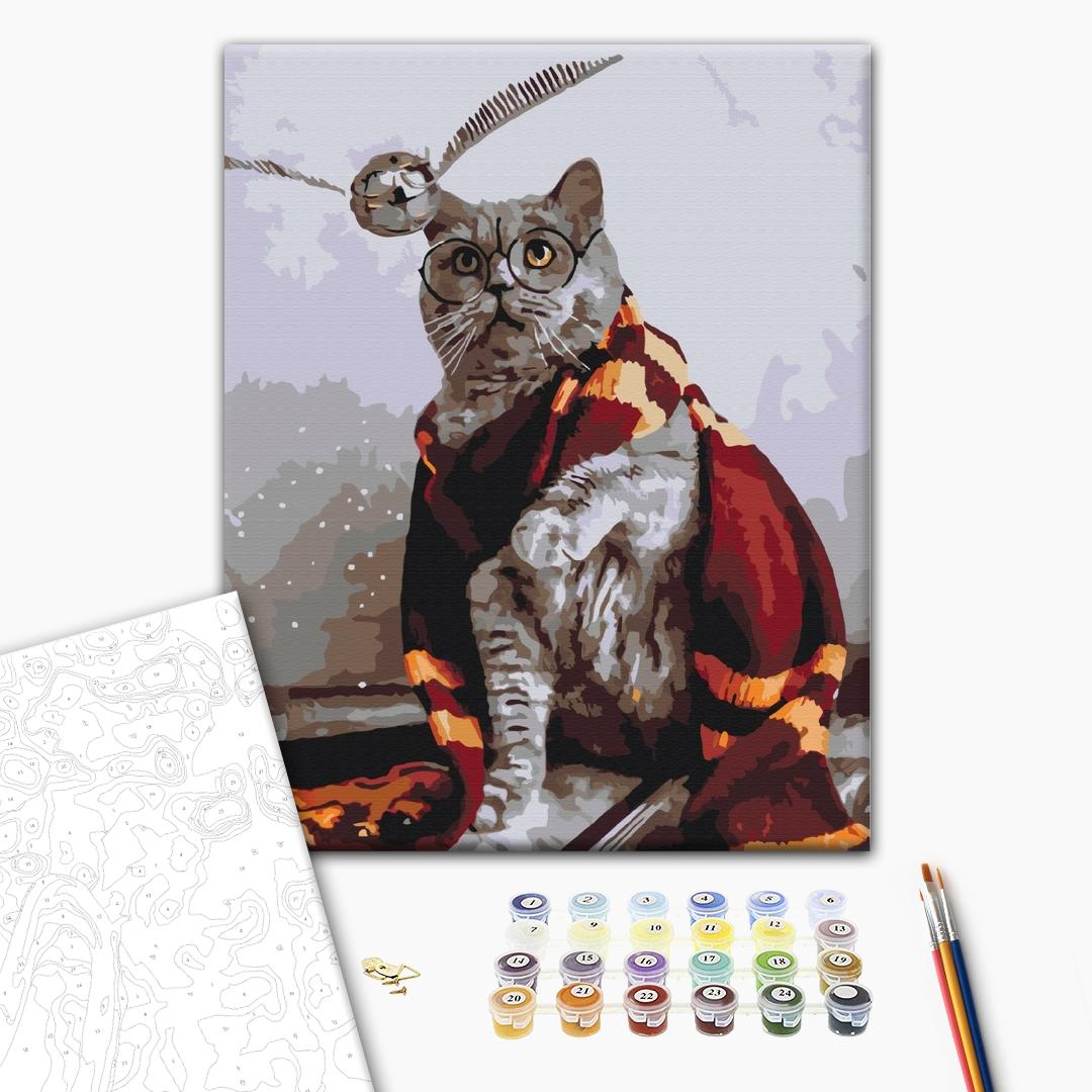 Magical Cat Fantasy Paint by Numbers Kit