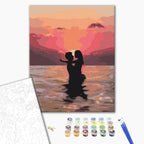 Sunset Lovers Romantic Paint by Numbers Kit