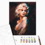 Marilyn Monroe Retro Paint by Numbers Kit
