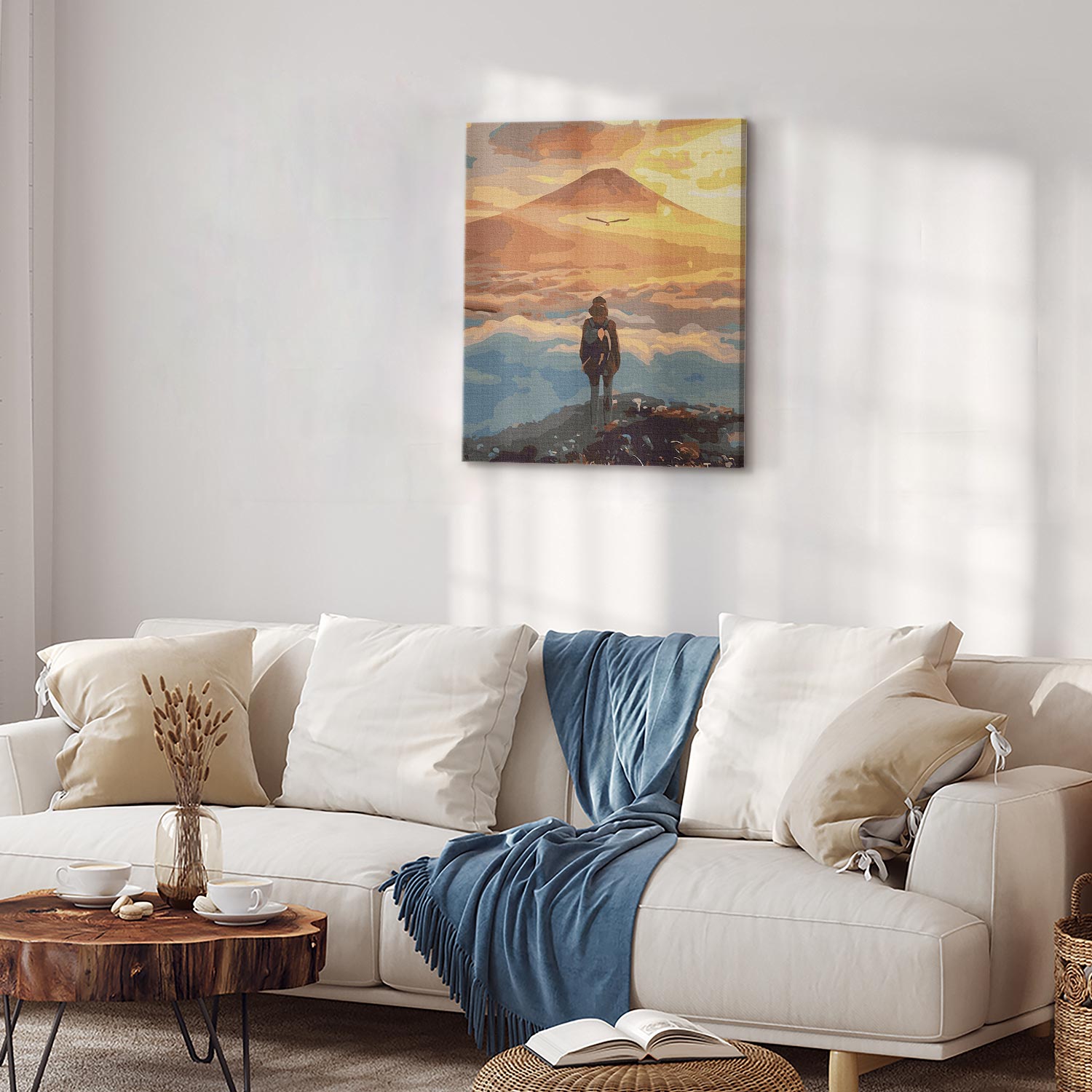 Mountain Summit at Dawn Paint by Numbers Kit